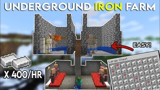 Minecraft TINY Underground Iron Farm Tutorial 1.18