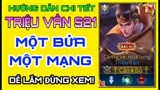 Triệu vân mùa 21 | Cách chơi + Lên đồ + Bảng ngọc Triệu vân mùa 21 mạnh nhất liên quân là đây
