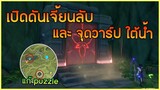 วิธีเปิดดันเจี้ยนลับและเสาวาร์ปลับ ใต้น้ำ Puzzle Sumeru ✦ Genshin Impact ✦