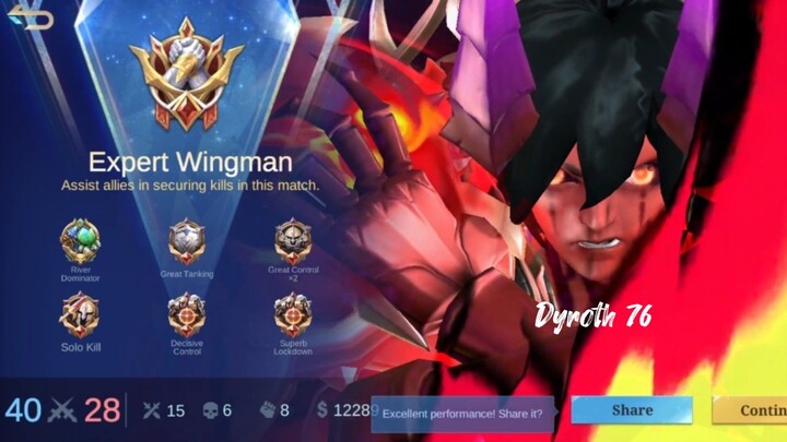 Dyroth Vs Gloo | Expert Wingman | JemzInGame Dyroth Plays (76) | Mobile Legends