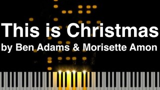 This is Christmas by Ben Adams and Morisette Amon Synthesia Piano Tutorial (Intermediate Level)