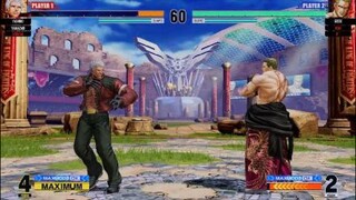 KOF15　ギース　EX9Hitコンボがギースらしくてカッコいい　徐々に大きくなっていくギースBGM最高