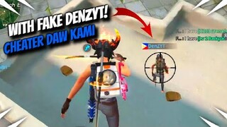 SQUAD|DUO GAMEPLAY: CHEATER DAW KAMI WITH POSER DENZYT (ROS GAMEPLAY)