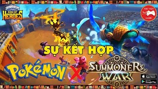 NEW GAME || Skylanders Ring of Heroes - Khi POKEMON x SUMMONERS WAR || Thư Viện Game