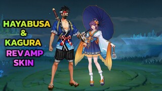 New Upcoming Haybusa & Kagura Revamp Skin || Hayabusa & Kagura Summer festival Revamp skin MLBB