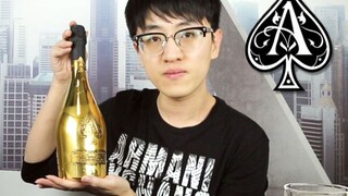 Hãy thử loại rượu sâm panh hàng đầu thế giới, Ace of Spades. Sự khác biệt giữa nó và rượu vang sủi b