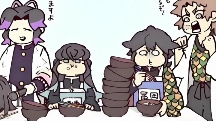 You can always trust Kyojuro's appetite.