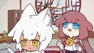 [Tulisan Tangan/Animasi Mini] Karya asli Long Mo "Teh Kucing" (Kudengar ada aturan di stasiun B bahw