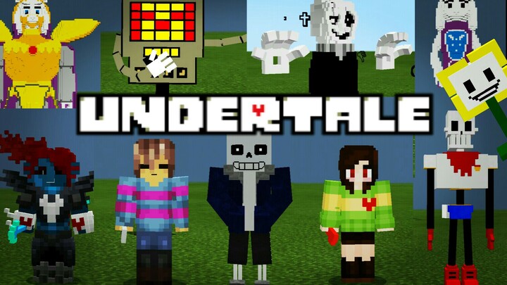 【 MC&UT 】 超优质国际版Undertale全人物模组Add-on更新!（带链接）