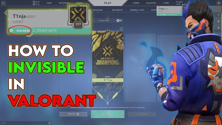 CARA INVISIBLE MODE DI VALORANT !!!