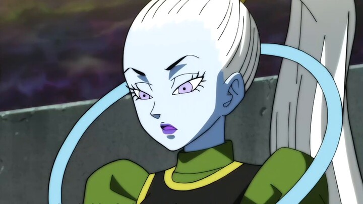 Dragon Ball Super: The big-eyed Chihuahua shows off his super strength, glares at him, and Hit is ou