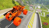 Monster Truck High Speed Jump - BeamNG.drive I Ayieeeks Gaming