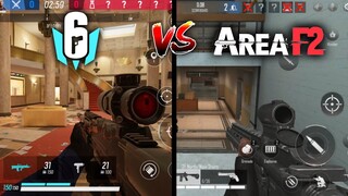 Rainbow Six Mobile VS Area F2 CQB - Graphics Comparison (Android/iOS)