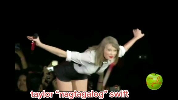 Taylor swift speaking tagalog