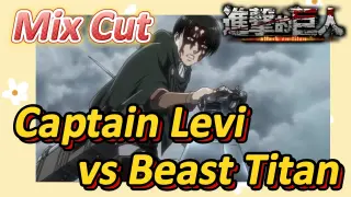 [Attack on Titan]  Mix cut | Captain Levi vs Beast Titan