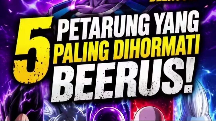 Siapa sebenarnya petarung yang paling dihormati Beerus?