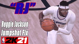 Reggie Jackson Jumpshot Fix NBA2K21 with Side-by-Side Comparison