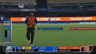 Vivo IPL 2021 Replay MI vs SRH, Match 9