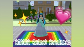 SAKURASchoolSimulator|สอนทำพรมสีรุ้ง🌈😳💗
