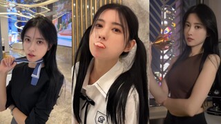 “双马尾”配上“制服”和“职业装”，三倍快乐！