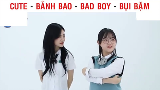 Cute - Bảnh Bao - Bad Boy - Bụi Bặm, Con gái thích style nào hơn - Phần 1 part 2 #giaitri