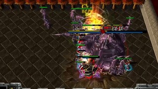 In "Warcraft 3", who can lead 20 human infantrymen to defeat the Forsaken?