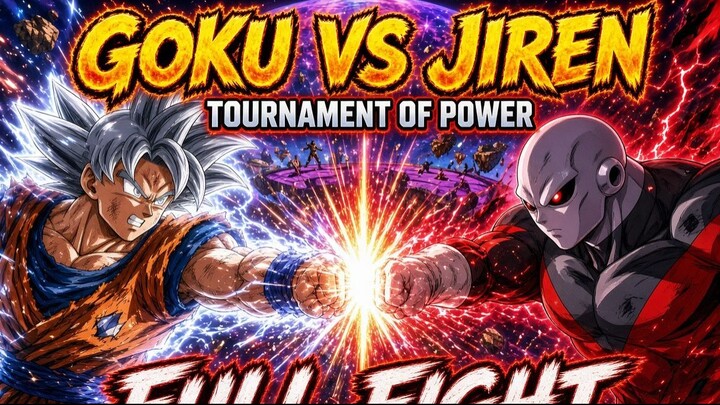 Goku vs Jiren  The Tournament of Power Full Fight