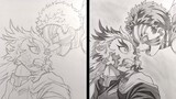 How to Draw Rengoku vs Akaza - [Kimetsu no Yaiba]