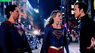 The higher-dimensional creature falls in love with the lower-dimensional creature, and Supergirl fin