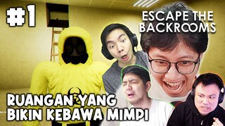 STAGE PALING HORROR DI BACKROOMS ! SUSAH BANGET ! -  Escape The Backrooms Part 1