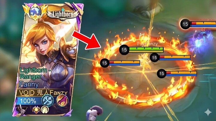 THIS IS WHY MY LIGHTBORN FANNY DOMINATES HIGH RANK LOBBIES  GAMEPLAY FANNY - MLB