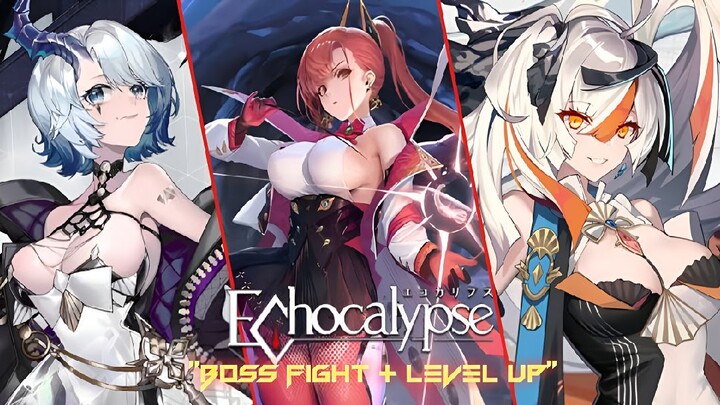 ECHOCALYPSE (Boss Fight) Level Up FULL FIGHT HD