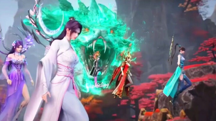 Xiao Yan Yunzhi Cailin Melawan Ular Surga Iblis Kuno😱