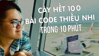 Cùng cày 300 Bài Code Thiếu Nhi để nâng trình code và thuật toán