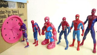 spider man toy animation