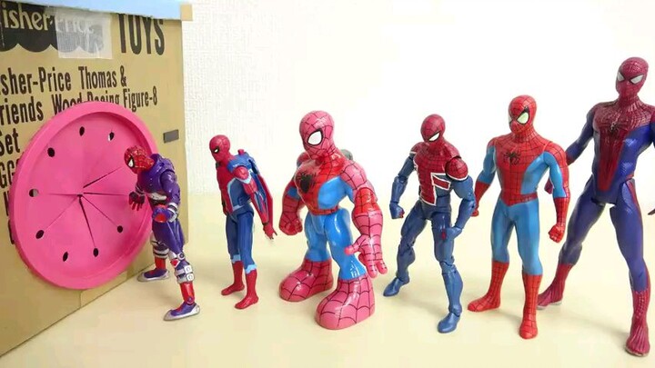 spider man toy animation