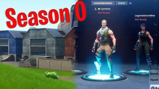 my BEFORE Season ONE gameplay in Fortnite...