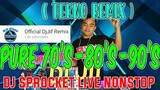 Pure Retro 70s - 80s - 90s Nonstop Tekno Remix | Dj Sprocket Live Nonstop X Dj Jif Remix