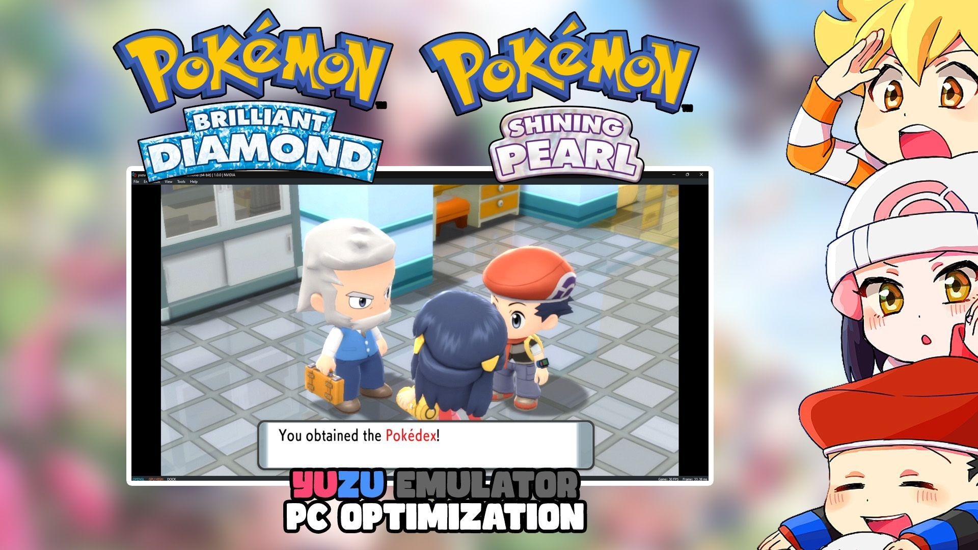 60FPS MOD GUIDE! HOW TO PLAY POKEMON BRILLIANT DIAMOND AND SHINING PEARL IN  60FPS ON YUZU EMULATOR! 