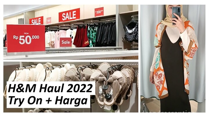 BARANG TERMURAH DI H&M INDONESIA! Belanja Baju Model untuk Hijab + Try On Haul 2022
