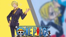 black foot sanji🔥 menggambar sanji versi chibi ||Drawing kru topi jerami versi chibi|| PT.8
