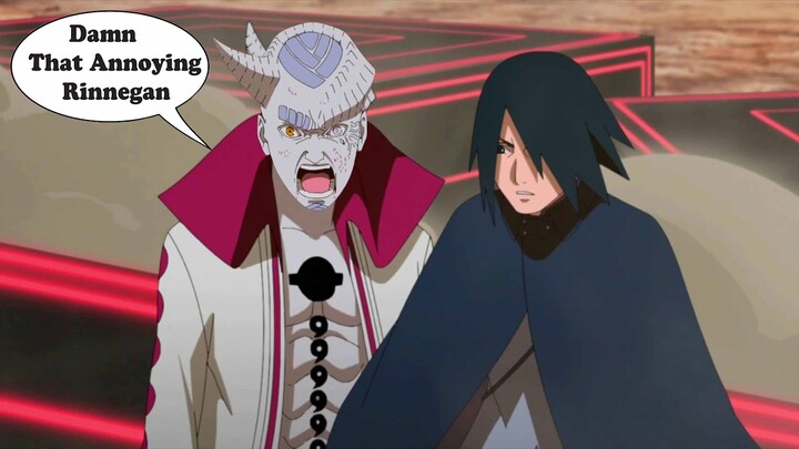 Sasuke Annoying Isshiki with his Rinnegan for a Minute and 30 Sec Straight