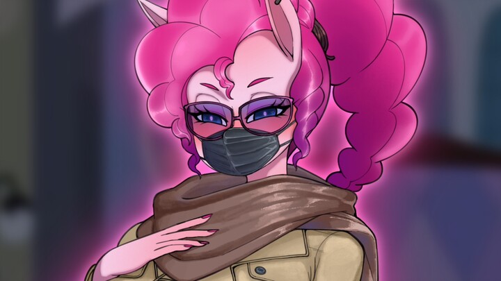 [MLP] Pinkie Pie in a trench coat—stay warm when it’s cold!