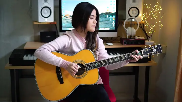 Very gentle! JJ Lin's classic hit "Jiangnan" is pure and moving! 【Guitar fingerstyle】