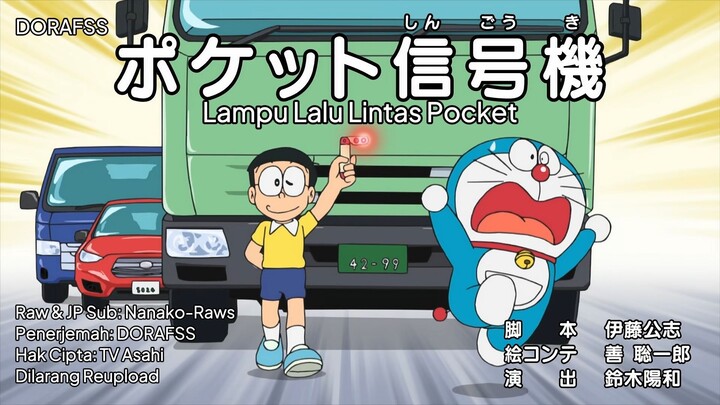 Doraemon 935 AB Sub Indo & Eng Terbaru: Lampu Lalu Lintas Pocket & Printer Peniru Wujud