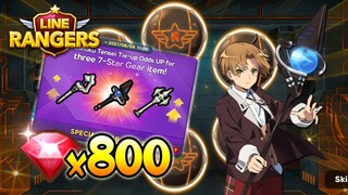 800 RUBY GACHA GEAR MUSHOKU TENSEI!! 🔥🔥 LINE RANGERS: MUSHOKU TENSEI TIE-UP EVENT (INDONESIA)