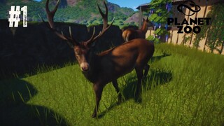 BERKAT MANAGER BARU AKHIR NYA ADA RUSA MERAH PERTAMA DI LOGCY ZOO | PLANET ZOO #1