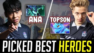 Topson PUCK vs Ana OD - Picked their BEST hero in 7.30e