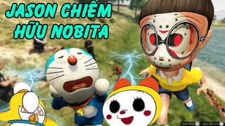 GTA 5 - Jason chiếm hữu thân xác Nobita - Đô rê mi lâm nguy | GHTG