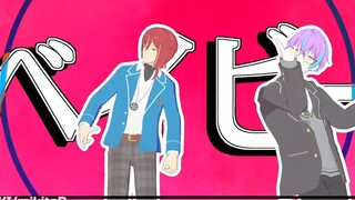 【MMD】Mysteriously dyed asymmetrical sideburns, two men's Robin